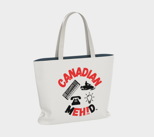 Large Basic tote, poly canvas lined - Multi