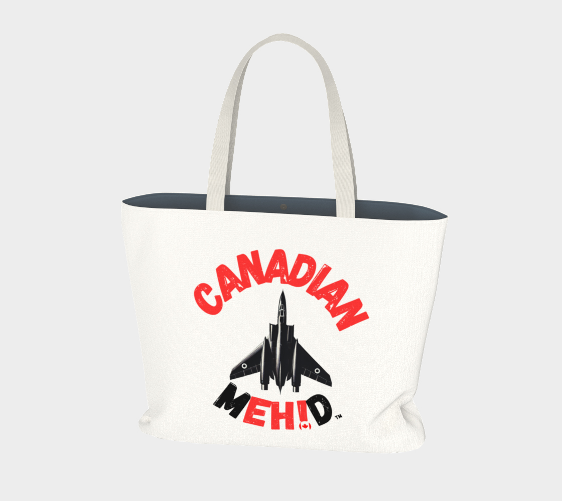 Large Basic tote, poly canvas lined  - Avro Arrow
