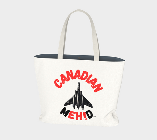 Large Basic tote, poly canvas lined  - Avro Arrow