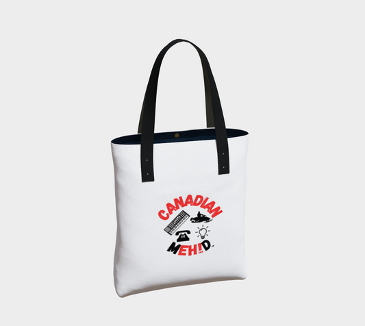 Market tote, poly canvas lined - Multi