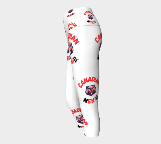 ALL OVER YOGA CAPRIS - Beaver