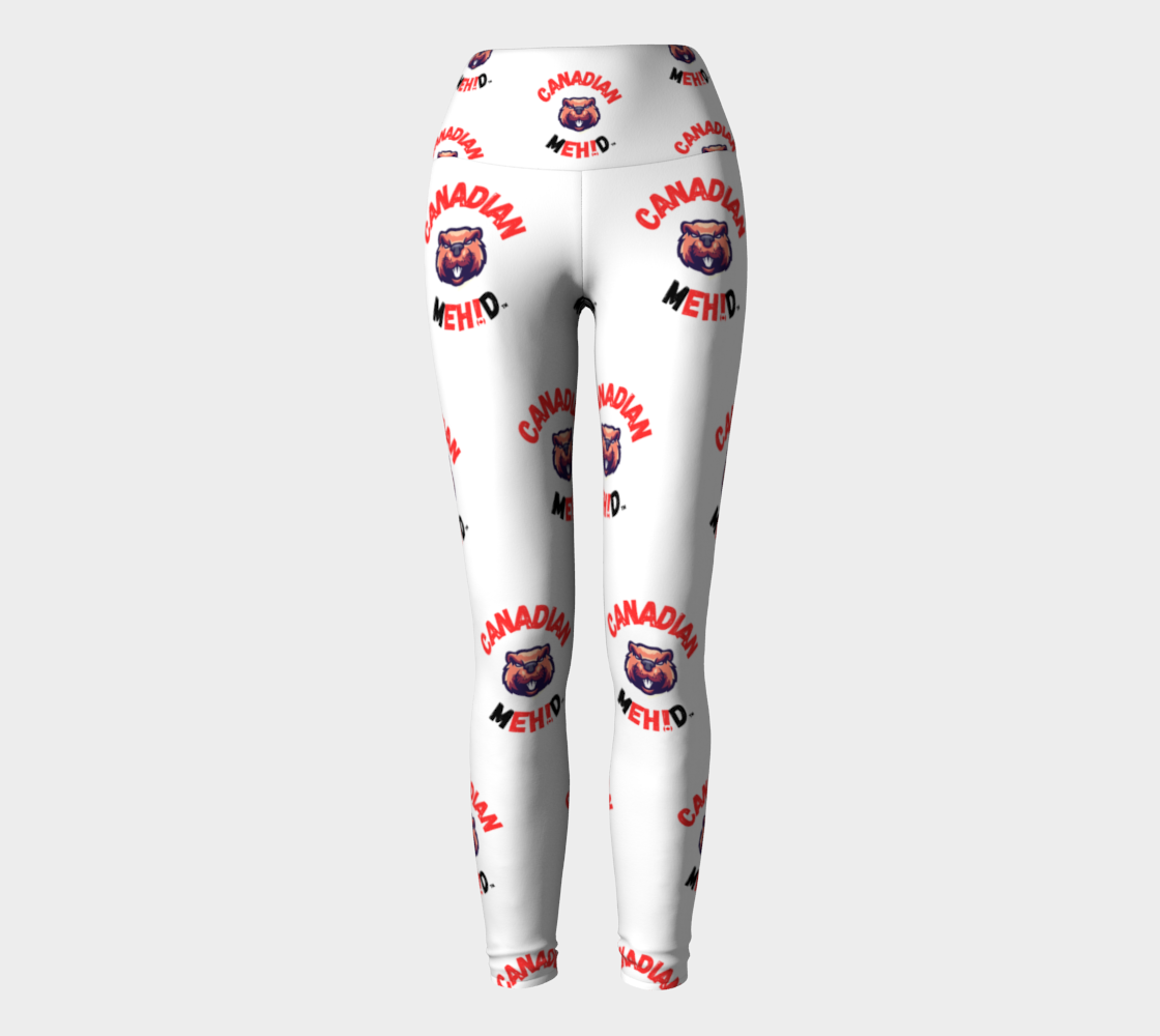 ALL OVER PRINT YOGA LEGGINGS - Beaver