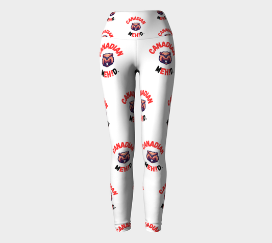 ALL OVER PRINT YOGA LEGGINGS - Beaver