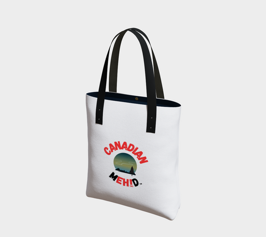 Market tote, poly canvas lined - Northern lights