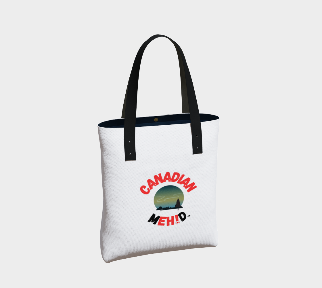 Market tote, poly canvas lined - Northern lights