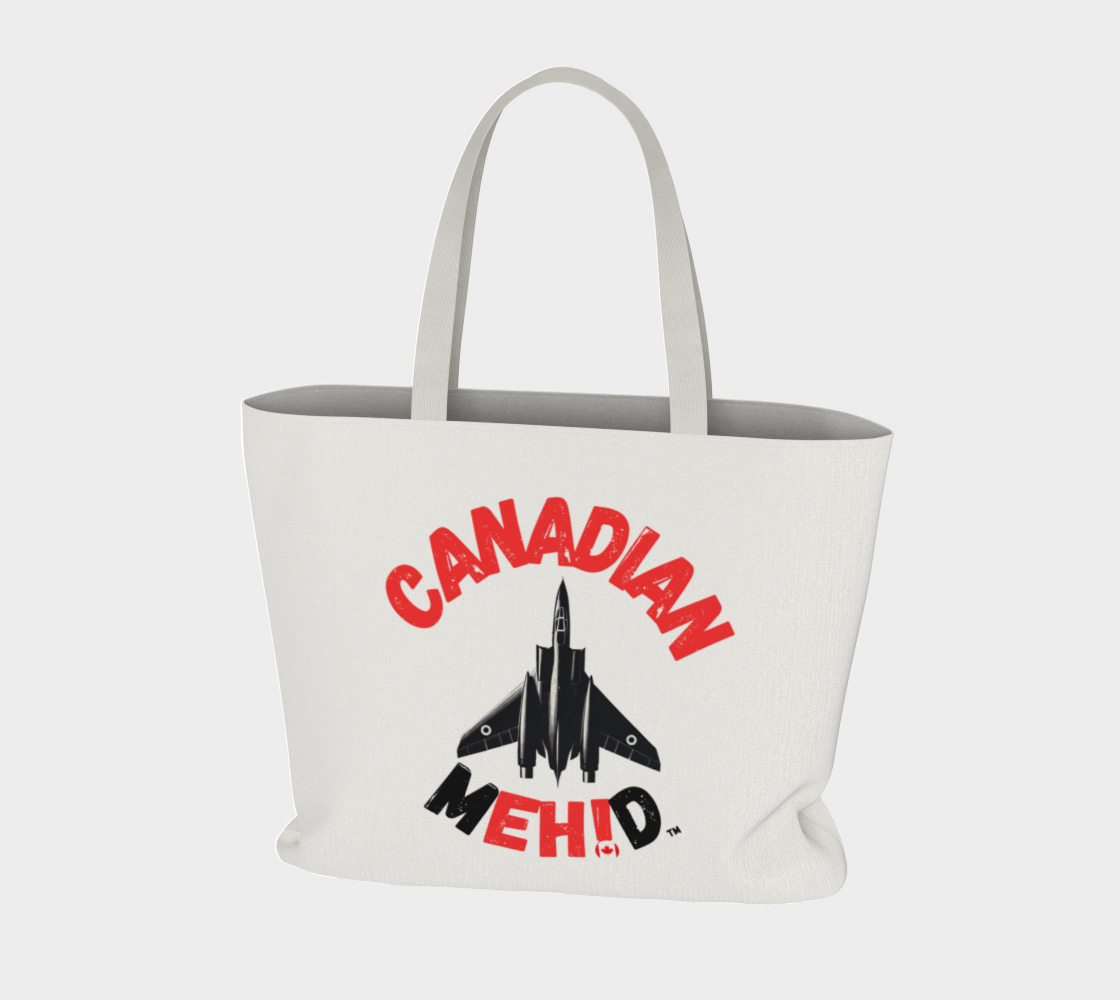 Large Basic tote, poly canvas lined  - Avro Arrow