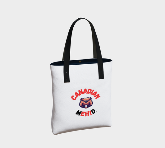 Market tote, poly canvas lined - Beaver