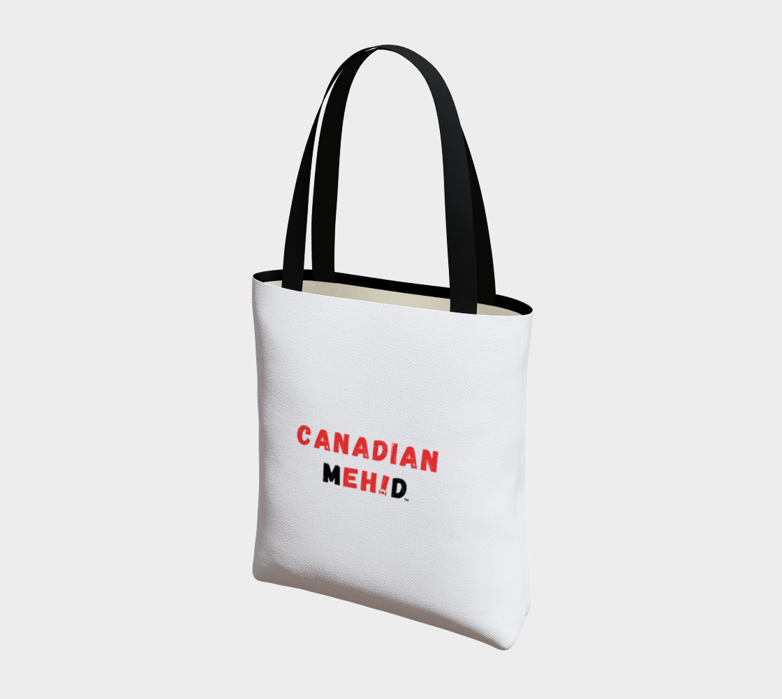 Market tote, poly canvas lined - Canadian Meh!d