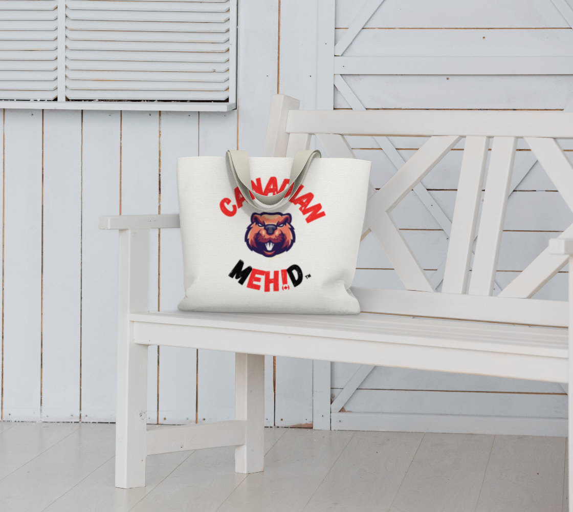 Large Basic tote, poly canvas lined - Beaver