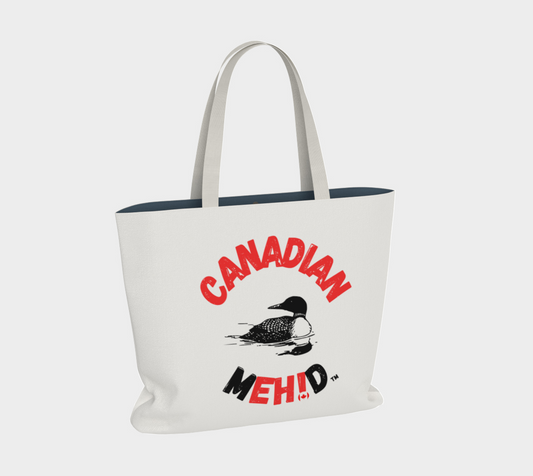 Large Basic tote, poly canvas lined - Loon