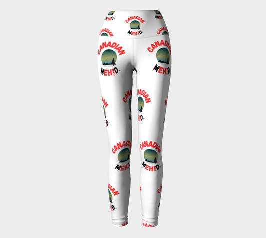 ALL OVER PRINT YOGA LEGGINGS - Northern lights