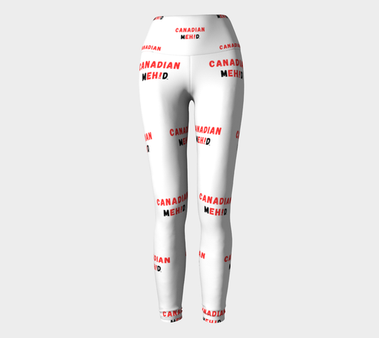 ALL OVER PRINT YOGA LEGGINGS - Canadian Meh!d