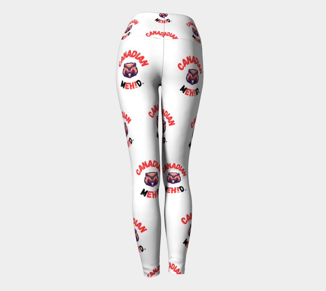 ALL OVER PRINT YOGA LEGGINGS - Beaver