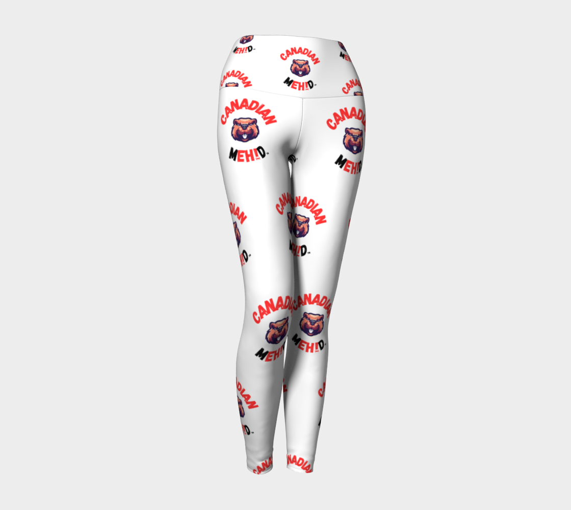 ALL OVER PRINT YOGA LEGGINGS - Beaver