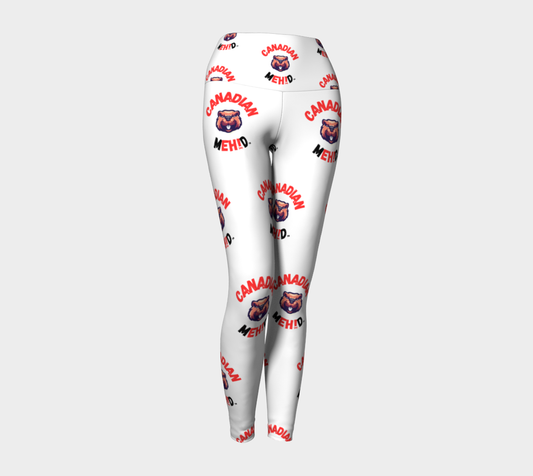 ALL OVER PRINT YOGA LEGGINGS - Beaver