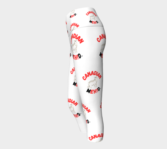 ALL OVER YOGA CAPRIS - Polar Bear