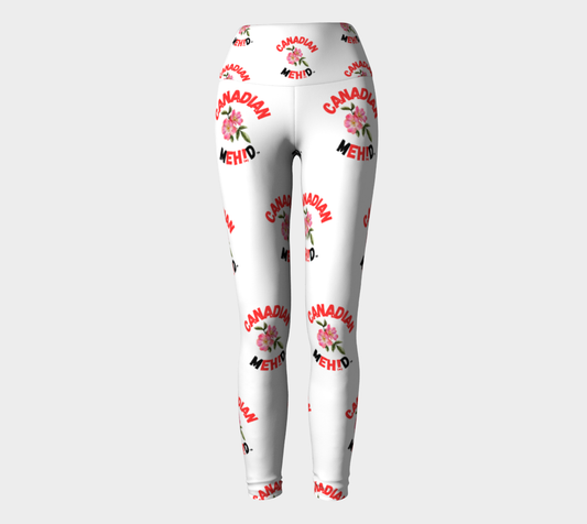ALL OVER PRINT YOGA LEGGINGS - Alberta wild rose
