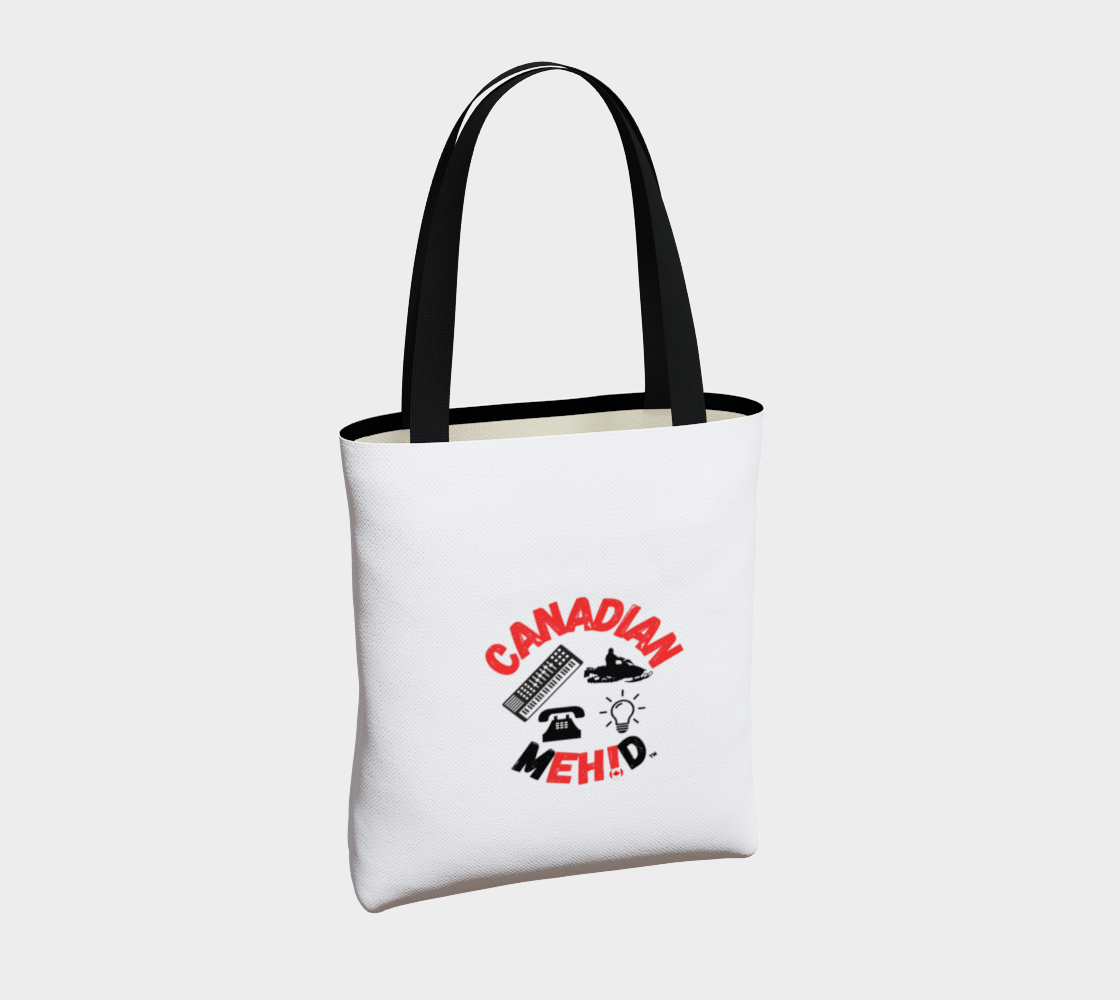 Market tote, poly canvas lined - Multi