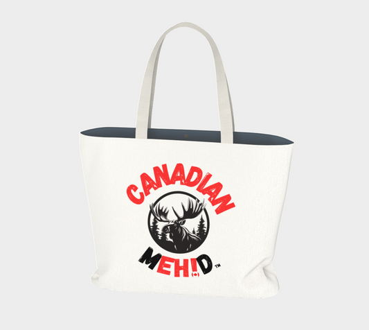 Large Basic tote, poly canvas lined - Moose