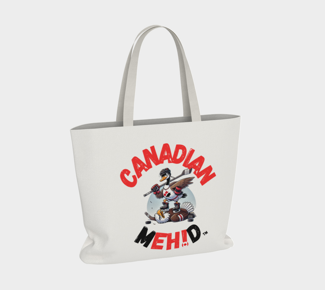 Large Basic tote, poly canvas lined -Goose and Eagle