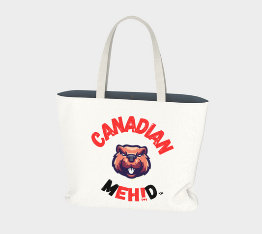 Large Basic tote, poly canvas lined - Beaver