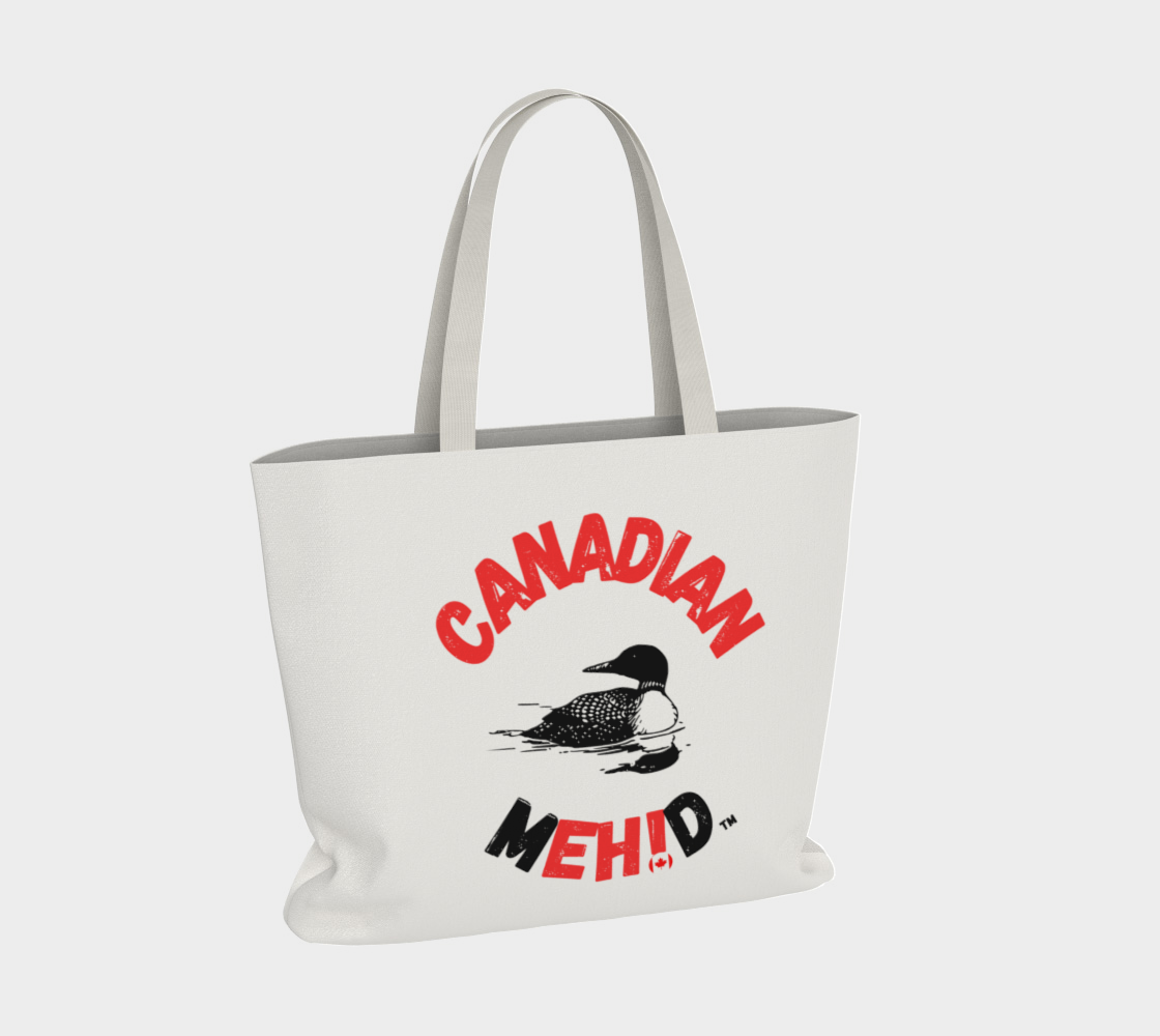Large Basic tote, poly canvas lined - Loon