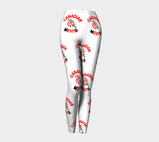 ALL OVER PRINT LEGGINGS - Alberta wild rose