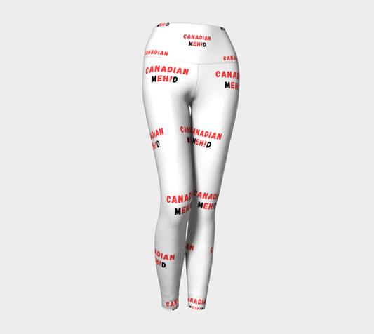 ALL OVER PRINT YOGA LEGGINGS - Canadian Meh!d