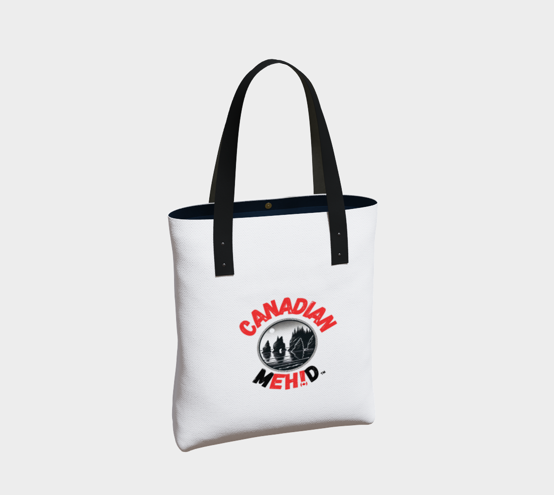Market tote, poly canvas lined - Bay of Fundy