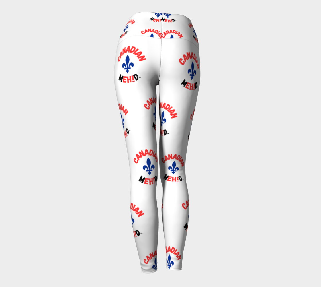 ALL OVER PRINT YOGA LEGGINGS - Fleur de lis