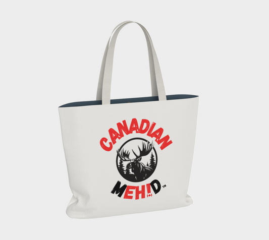 Large Basic tote, poly canvas lined - Moose