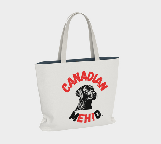 Large Basic tote, poly canvas lined - Labrador retriever