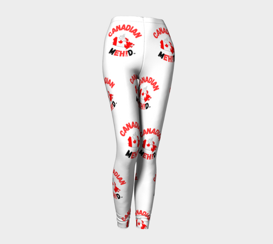 ALL OVER PRINT LEGGINGS - Canada map