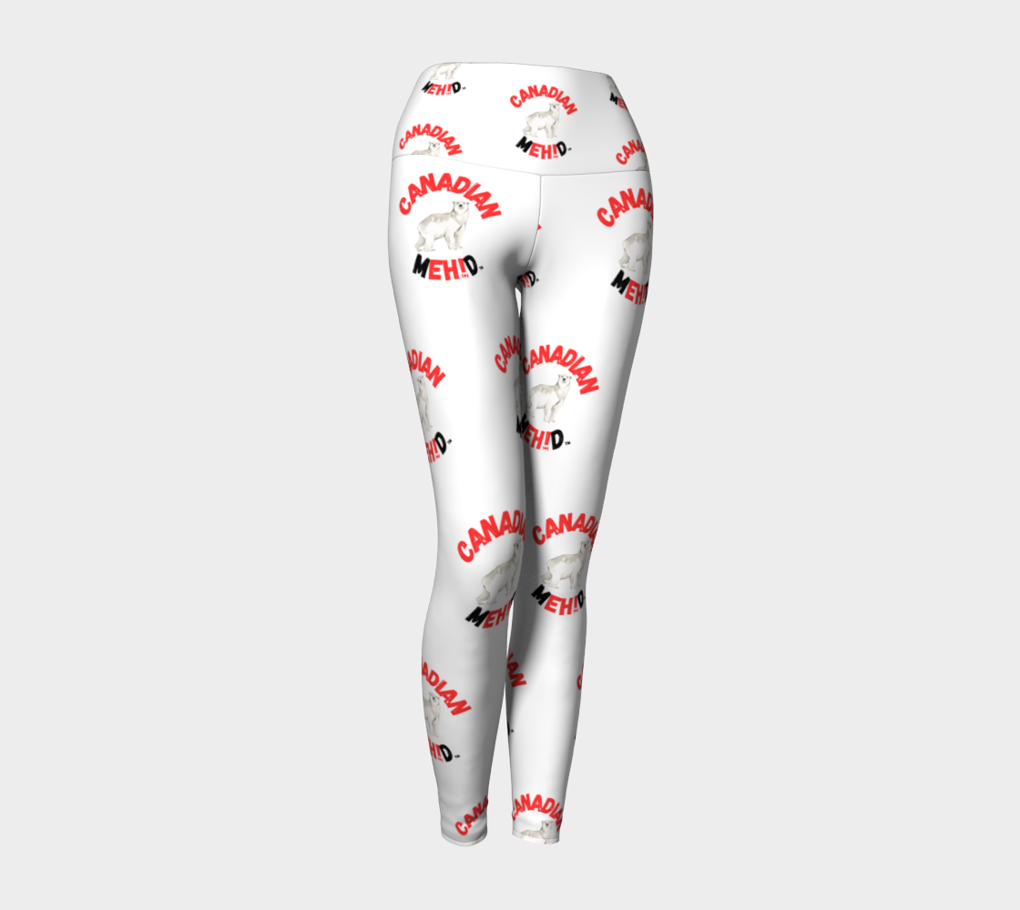 ALL OVER PRINT YOGA LEGGINGS - Polar Bear
