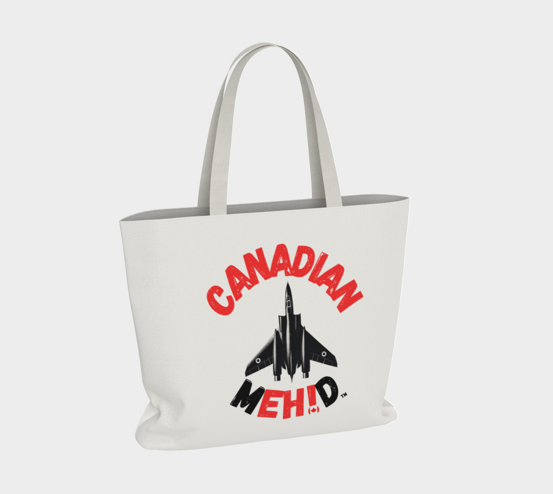 Large Basic tote, poly canvas lined  - Avro Arrow