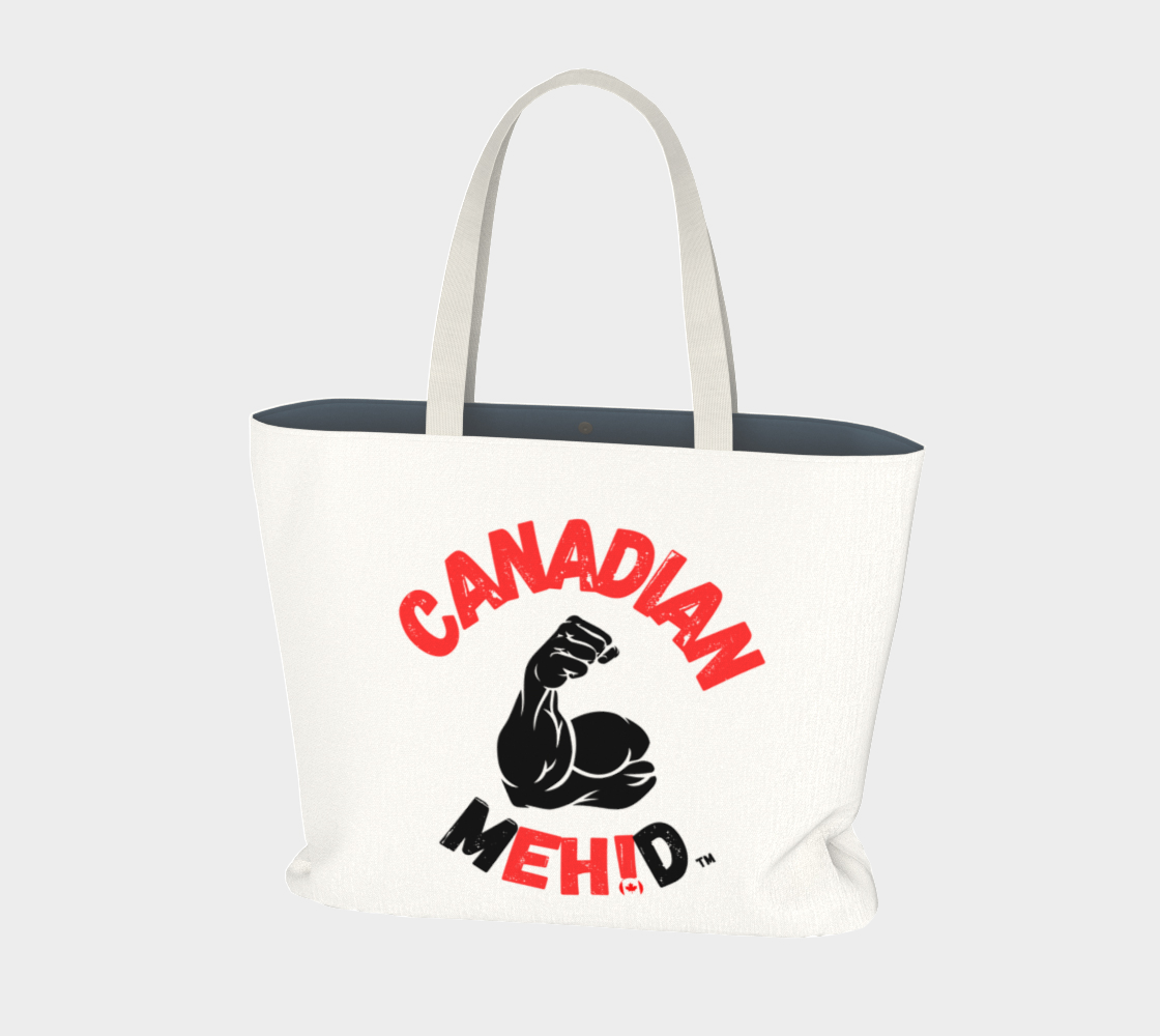 Large Basic tote, poly canvas lined - Muscel