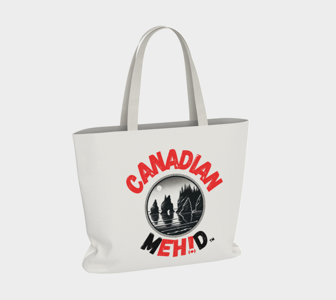 Large Basic tote, poly canvas lined - Bay of Fundy