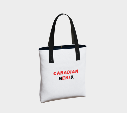 Market tote, poly canvas lined - Canadian Meh!d