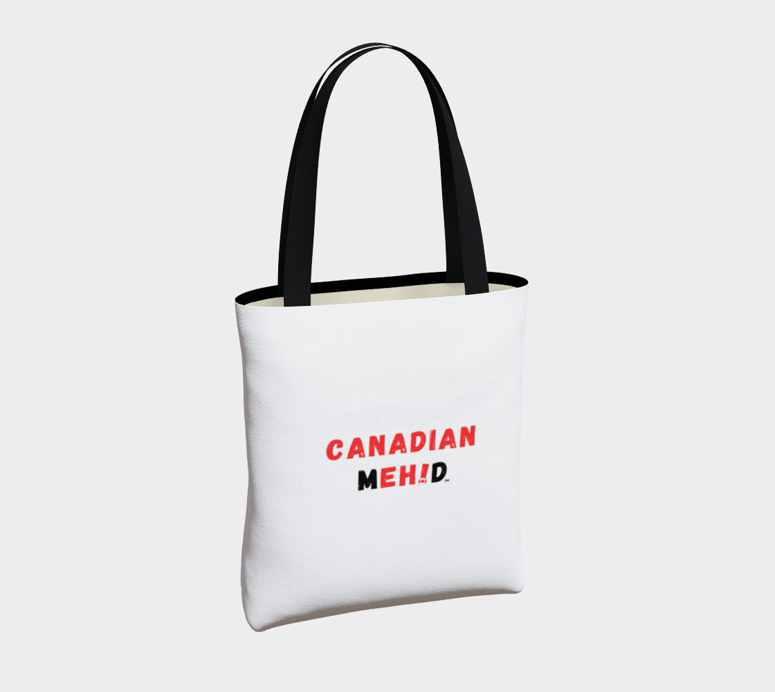Market tote, poly canvas lined - Canadian Meh!d