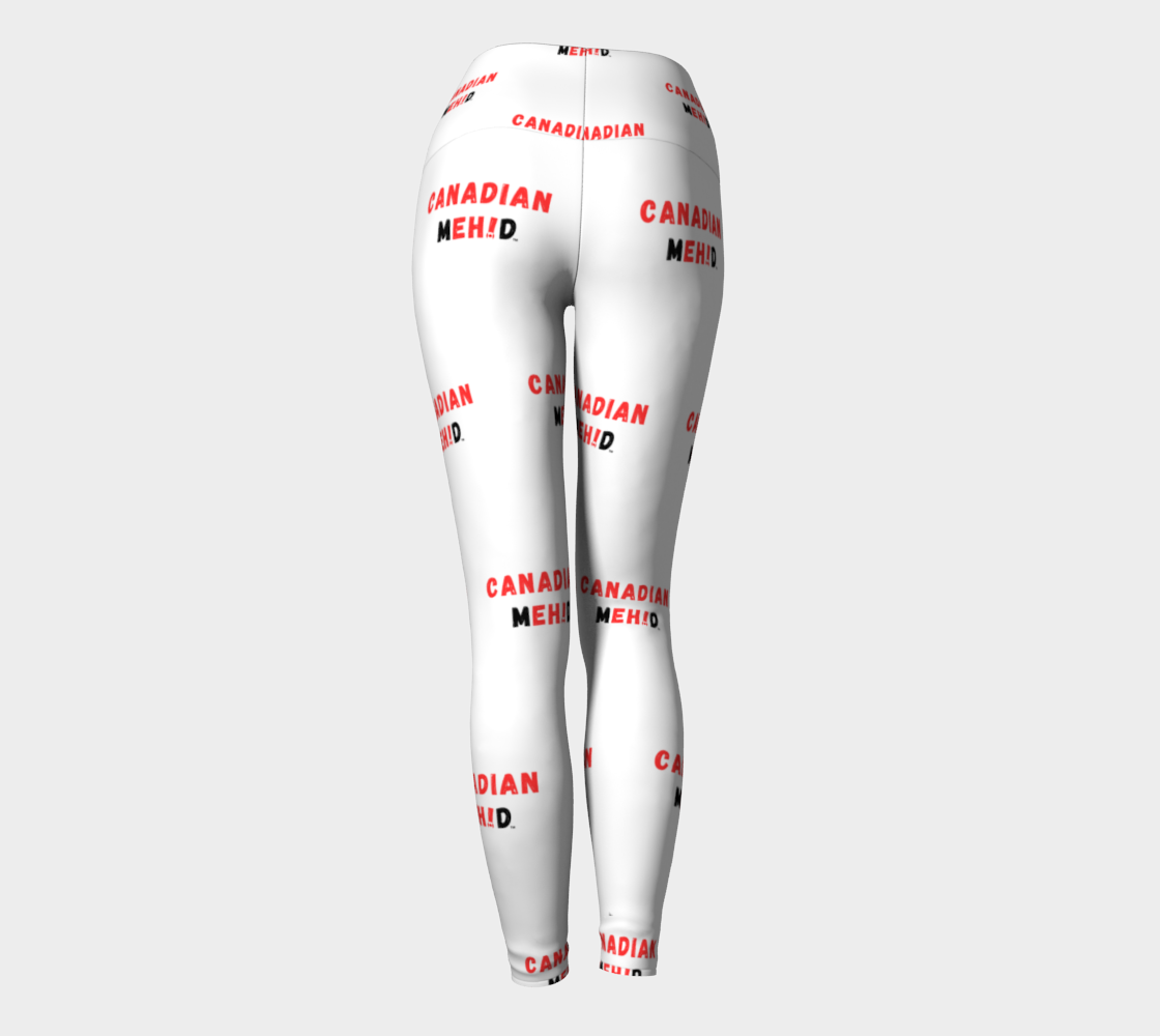 ALL OVER PRINT YOGA LEGGINGS - Canadian Meh!d
