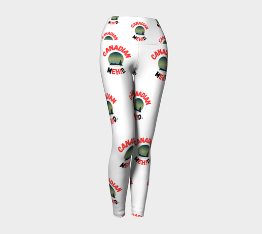 ALL OVER PRINT YOGA LEGGINGS - Northern lights