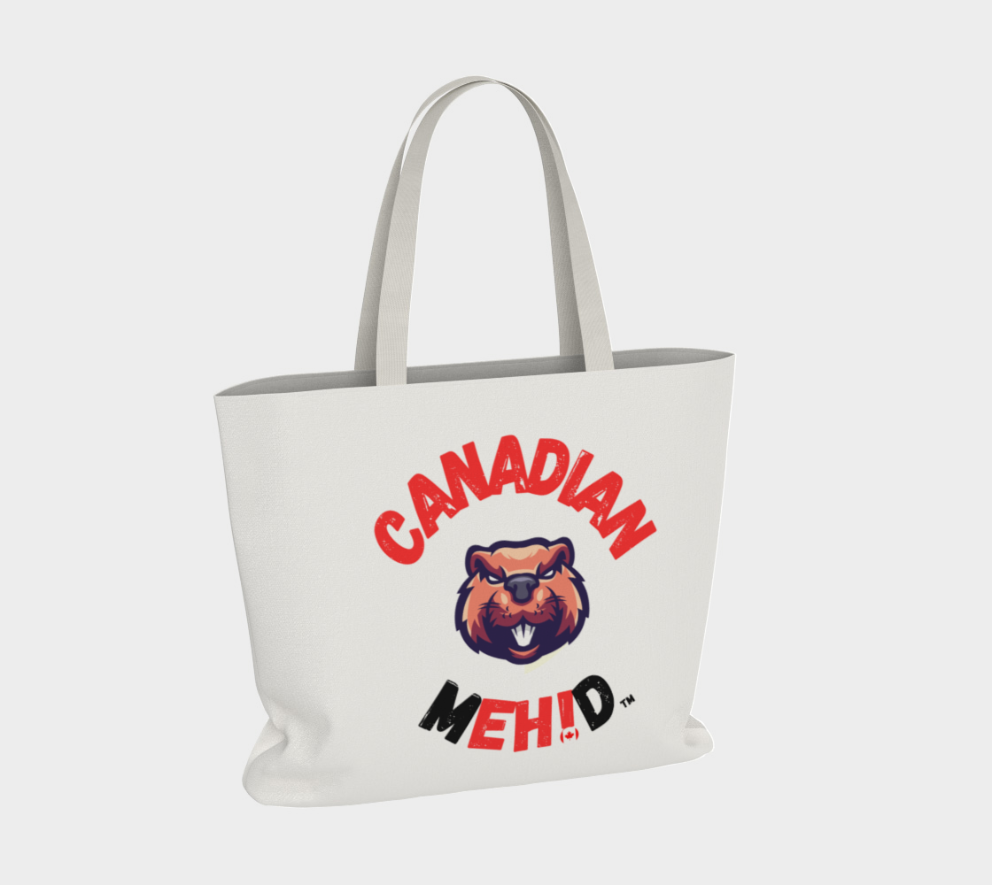 Large Basic tote, poly canvas lined - Beaver