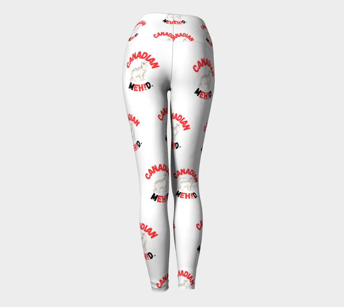 ALL OVER PRINT YOGA LEGGINGS - Polar Bear