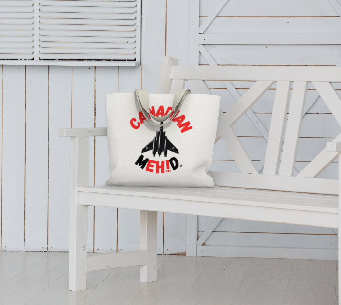Large Basic tote, poly canvas lined  - Avro Arrow
