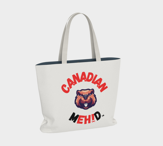 Large Basic tote, poly canvas lined - Beaver